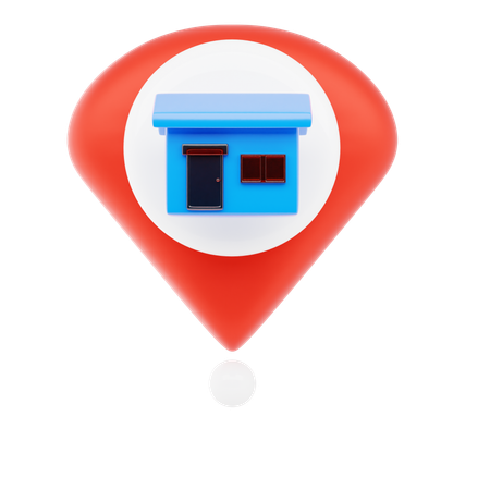 Home Pin  3D Icon