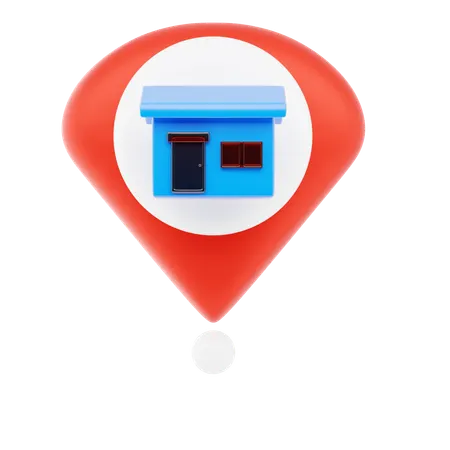 Home Pin  3D Icon