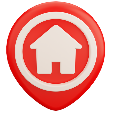 Home Pin  3D Icon