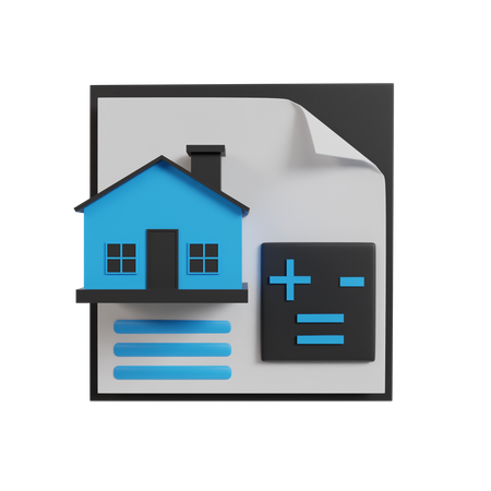 Home Plan  3D Icon