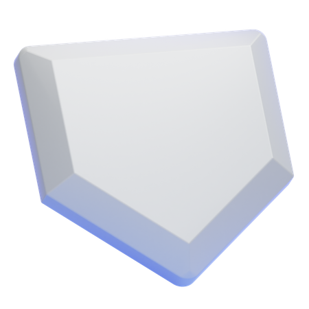 ホームプレート  3D Icon
