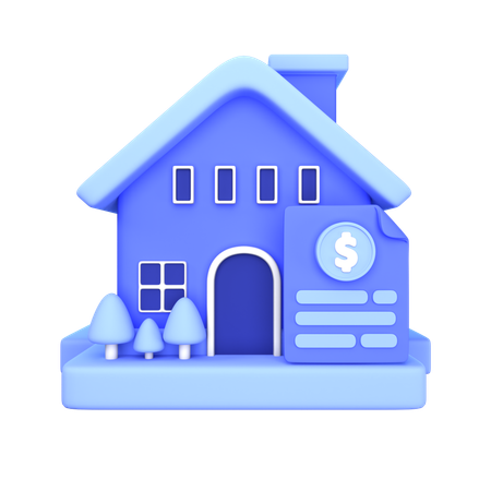 Home Price  3D Icon