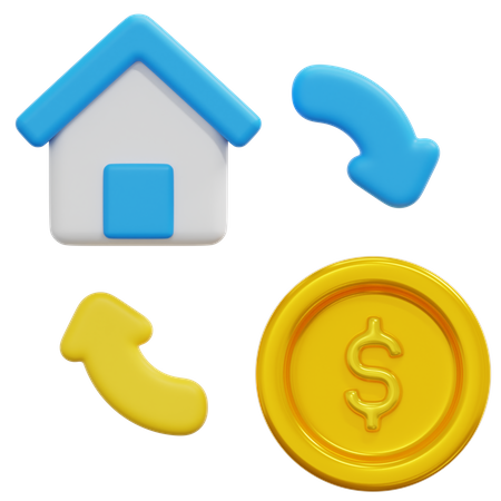 Home Price 3D Icon