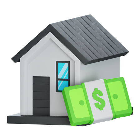 Home Price  3D Icon