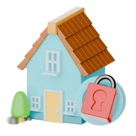 Home Protection  3D Icon