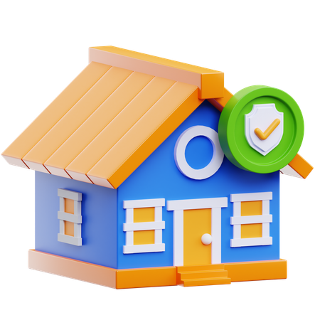 Home Protection  3D Icon