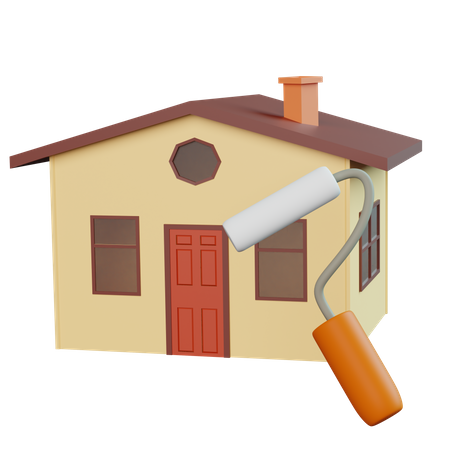 Home renovation  3D Icon