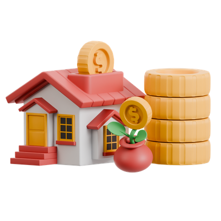 Home Savings  3D Icon