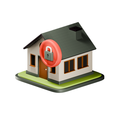 Home Security  3D Icon