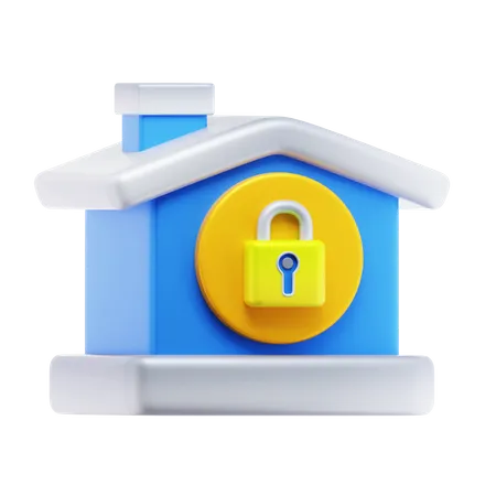 Home Security  3D Icon