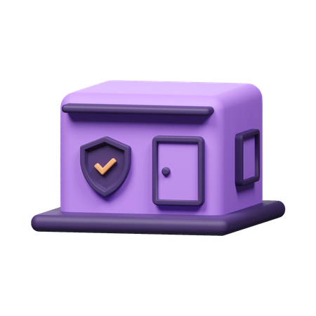 Home Security  3D Icon