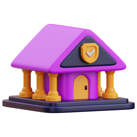 Home Security  3D Icon