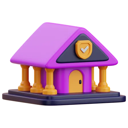 Home Security  3D Icon