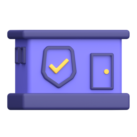 Home Security  3D Icon