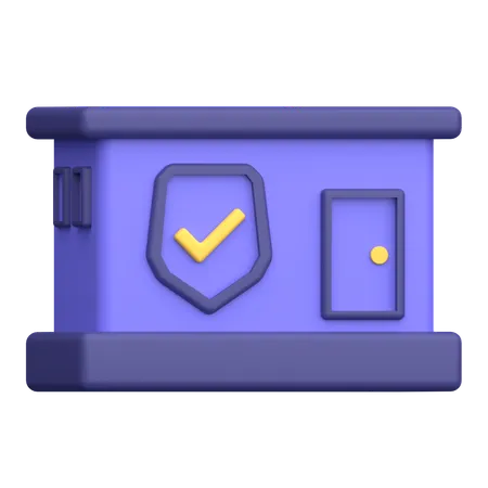 Home Security  3D Icon