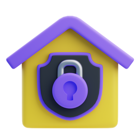 Home Security  3D Icon