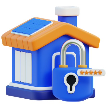 Home Security  3D Icon