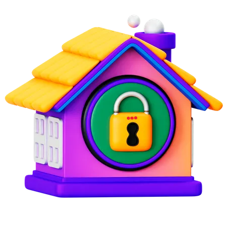 Home Security  3D Icon