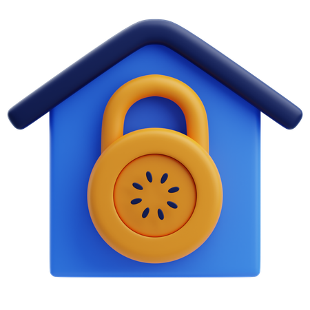 Home Security  3D Icon