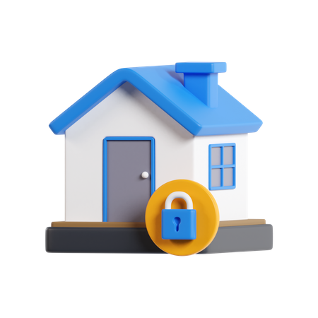 Home Security  3D Icon