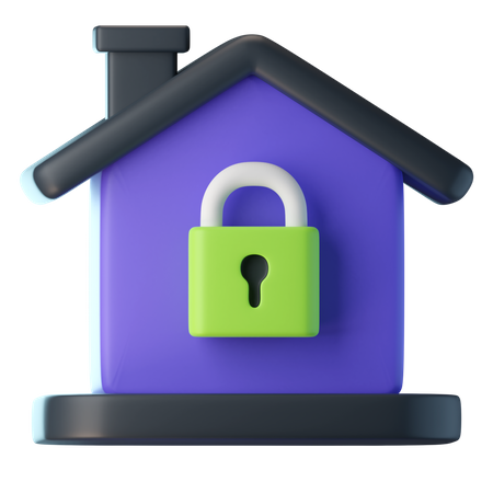 Home Security  3D Icon