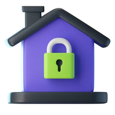 Home Security  3D Icon