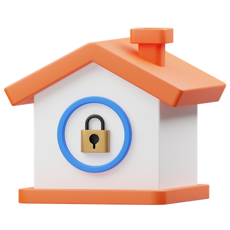 Home Security  3D Icon