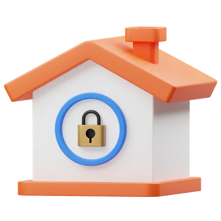 Home Security  3D Icon