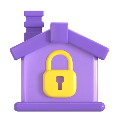 Home Security  3D Icon