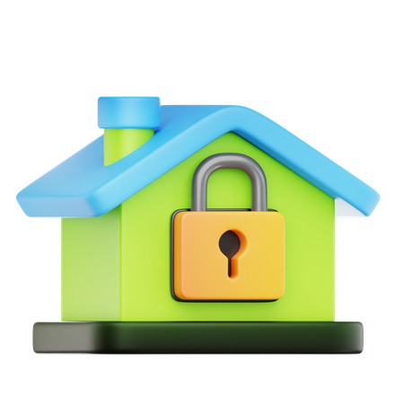 Home Security  3D Icon