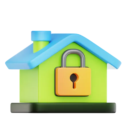 Home Security  3D Icon