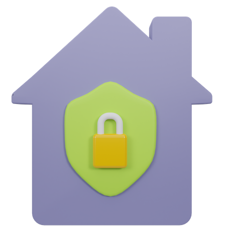 Home Security  3D Icon