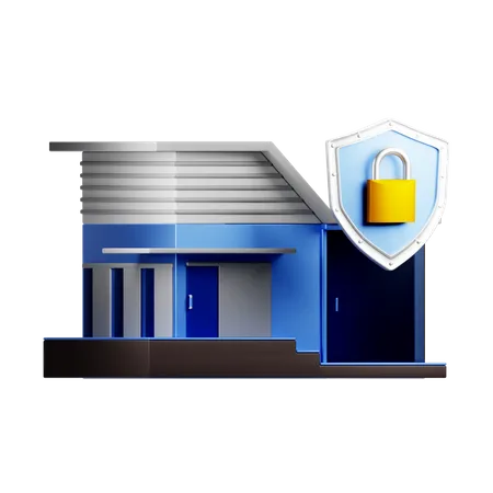 Home Security  3D Icon