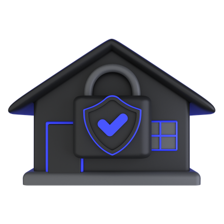 Home Security  3D Icon