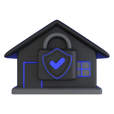 Home Security  3D Icon