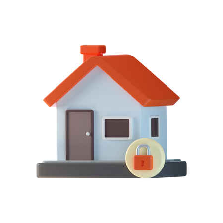 Home Security  3D Icon