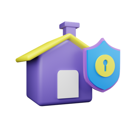 Home Security  3D Icon