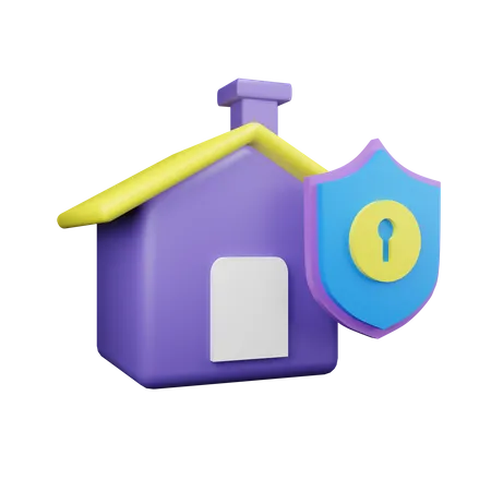 Home Security  3D Icon