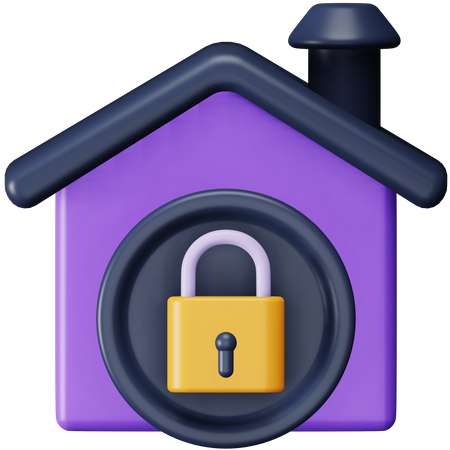 Home Security  3D Icon