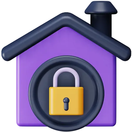 Home Security  3D Icon