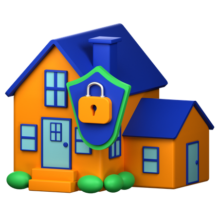 Home Security  3D Icon