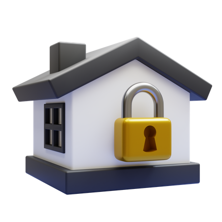 Home Security  3D Icon