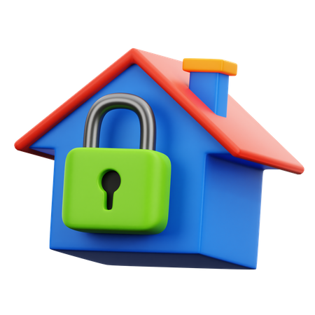 Home Security  3D Icon