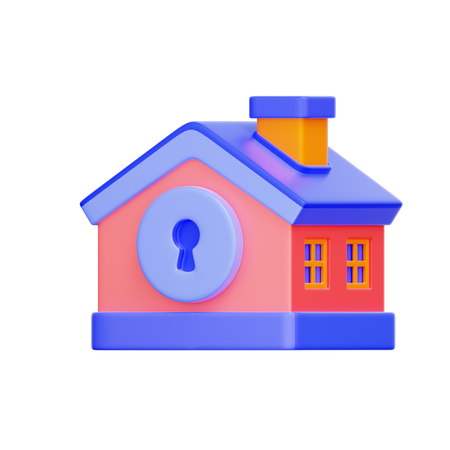 Home Security  3D Icon