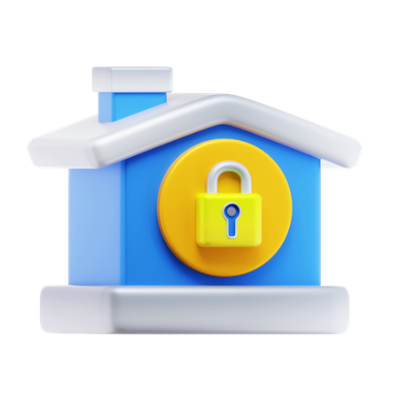 Home Security  3D Icon