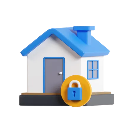 Home Security  3D Icon