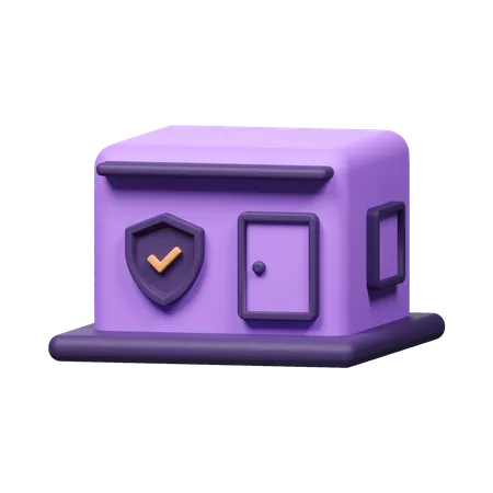 Home Security 3D Icon