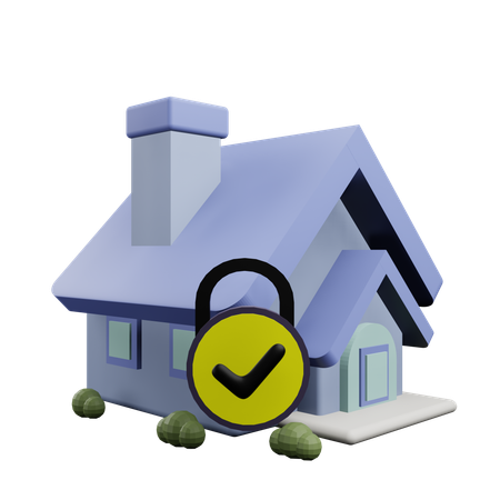 Home Security System  3D Icon