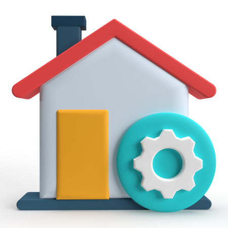 Home Setting  3D Icon