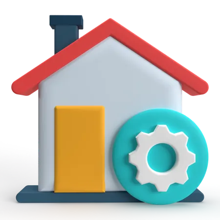 Home Setting  3D Icon